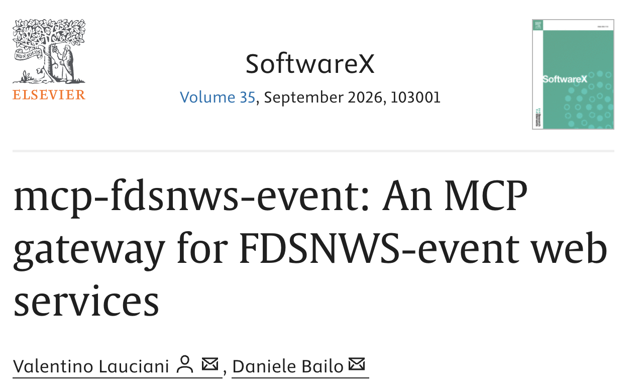 SoftwareX paper page for mcp-fdsnws-event